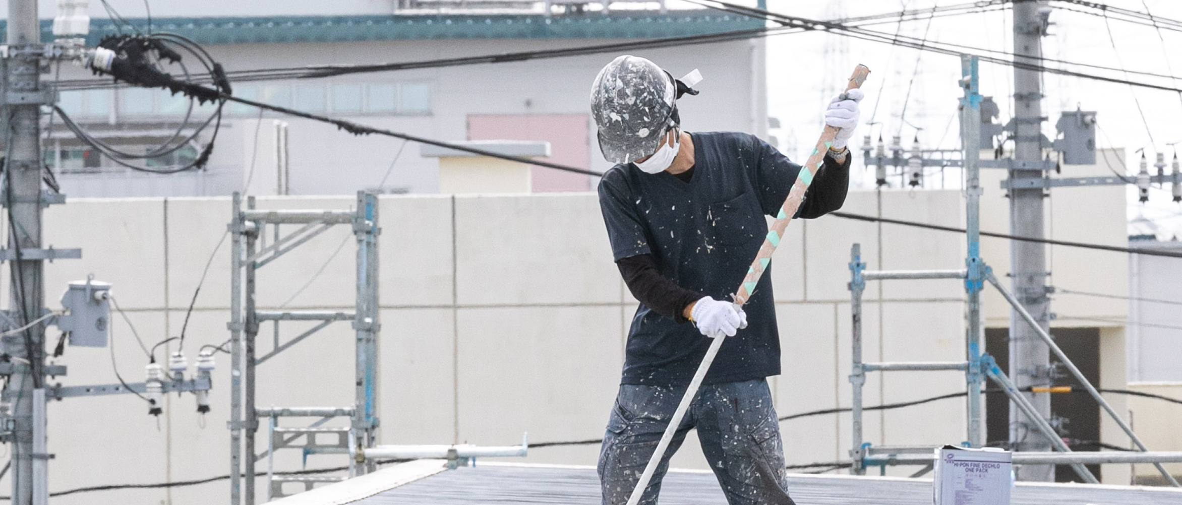 ヤブ原産業の外壁塗装工事