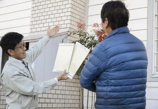 自社で開発、製造しているメーカーが工事まで行っている会社です