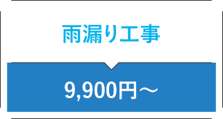 雨漏り工事 9,900円〜