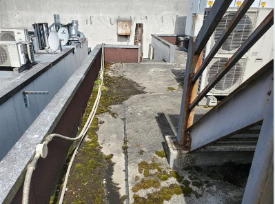 国分町テナントビルの屋上防水、材質や価格ではない長期安心の工事